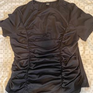 Black rushed SHEIN shirt